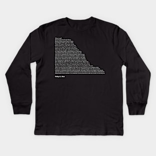 Philip K. Dick Quotes Kids Long Sleeve T-Shirt